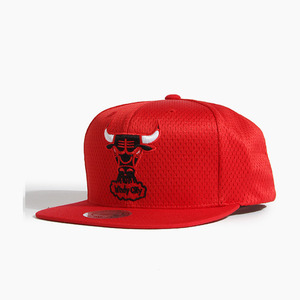[미첼엔네스 스냅백] M&N NBA Jersey Mesh (VQ48Z) Bulls Red, 클리어런스