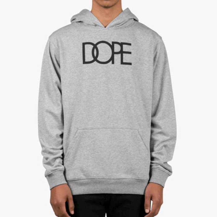 [도프]DOPE Logo Pullover (Grey) - 풋셀스토어